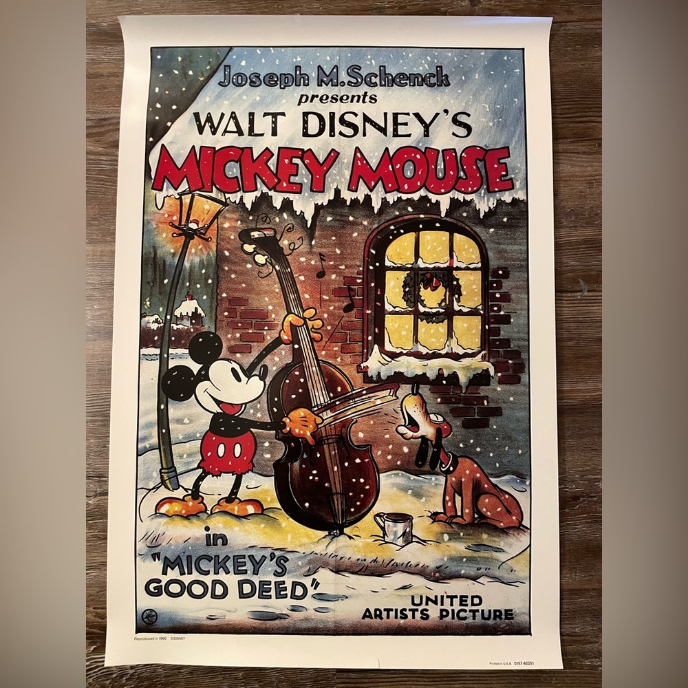 Lot of Three Disney 1990s Vintage Posters